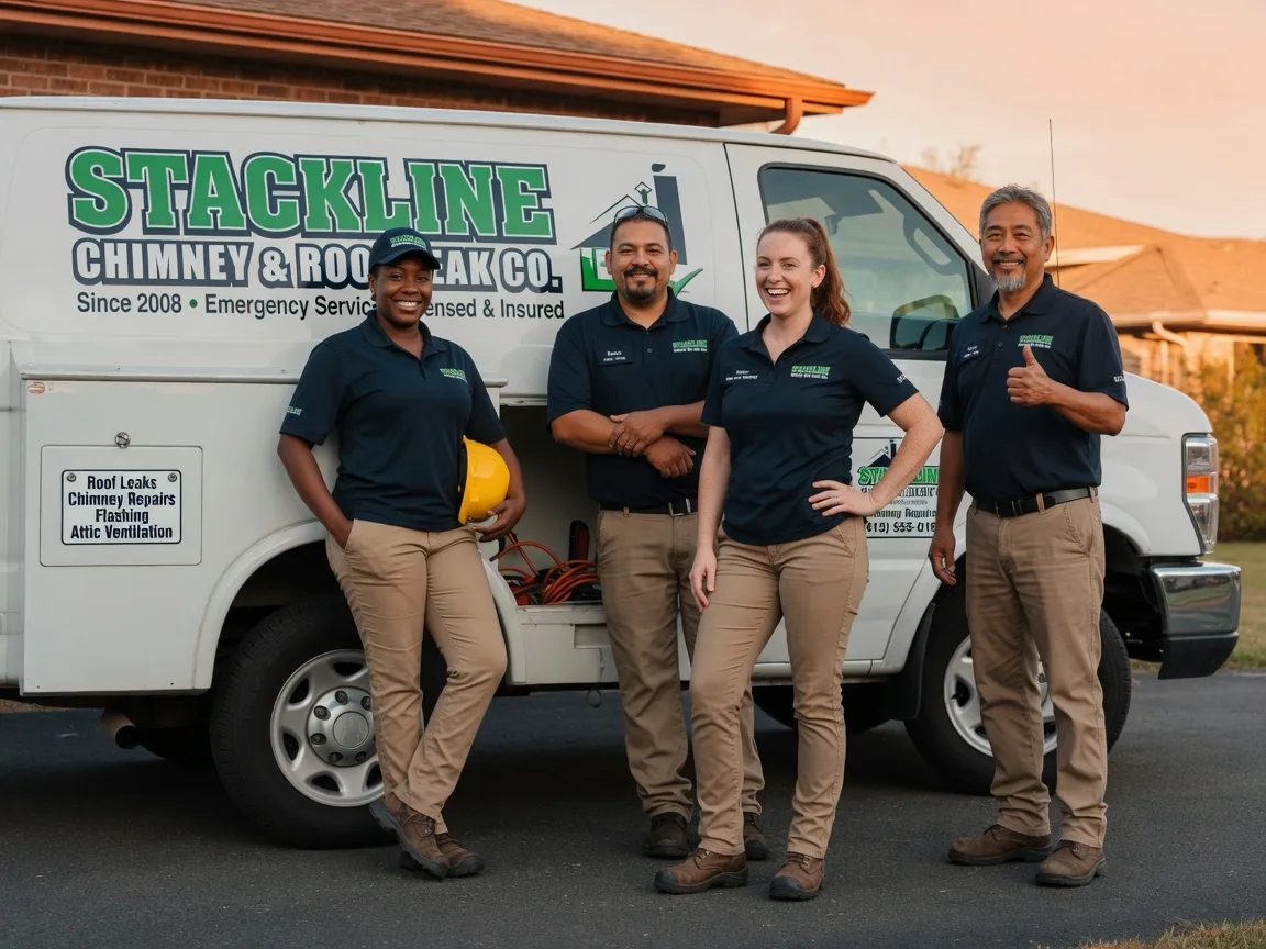 Chimney flashing repair company in Jacksonville, NC